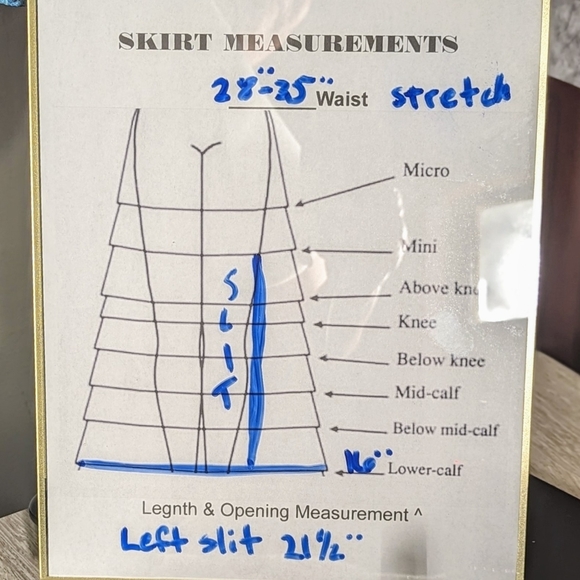 Jluxlabel Roxanne Peach Pencil Skirt with Thigh High Slit Size Medium NWT - Picture 5 of 7